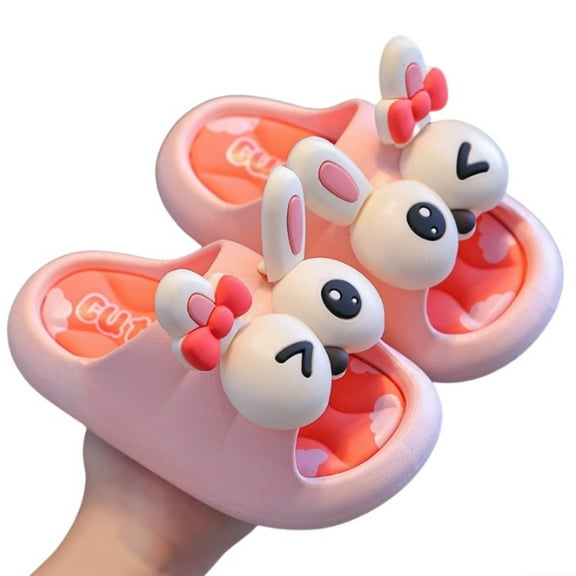 Toddler Open Toe Slippers Kids Toddler Boys Girls Cloud Slide Shower Slippers Summer Soft Bottom Non Quick Drying Water Shoes