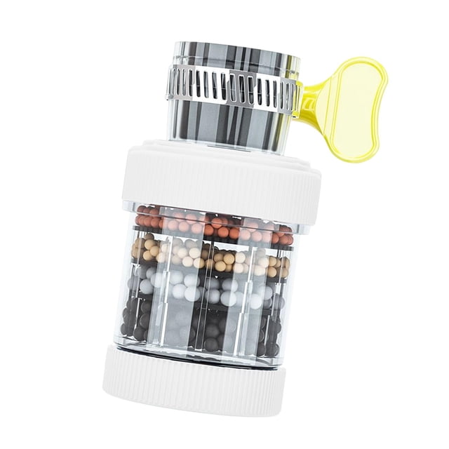 Accesorios de filtro de boquilla de de repuesto, cabezal de salida de filtro de agua práctico para exteriores, hogar, cocina, jardín, Blanco perfecl Adaptador de purificador de grifo