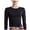 Black, variant on Women's Ribbed Knit T Shirt Drawstring Side Ruch Long Sleeve Slim Crop top (Black, XXL)