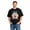 Black-94, variant on Just A Girl Loves Dave Girl Dad Graphic T-Shirt for Men 100% Cotton Soft Breathable Short Sleeve Crewneck Casual Comfort Tee Durable Everyday Wear Gift for Fathers and New Dads