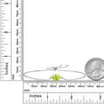 thumbnail image 3 of Gem Stone King 925 Sterling Silver Yellow Lemon Quartz Solitaire Bracelet for Women (1.10 Cttw, Oval 8X6MM, Gemstone Birthstone, Fully Adjustable up to 9 inch), 3 of 3
