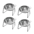 thumbnail image 7 of Moocorvic Elevated Cat Bowls for Food & Water, Stainless Steel, 7 of 7