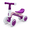 Purple, variant on FUPOJH 4 Wheel Baby Balance Bike, Lightweight PP Frame, Silent EVA Tires, 135° Anti-Tip, Ages 1-4,Purple