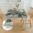 thumbnail image 2 of HAOXIT Square Tablecloth, Spring Sketch, Wrinkle and Stain Resistant Fabric Table Cloth, Blue 36*36, 2 of 8