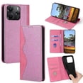 thumbnail image 1 of For Xiaomi Redmi Note 14 4G (164.84mm) Case Wave Shape RFID Blocking PU Leather Wallet Stand Phone C, 1 of 5