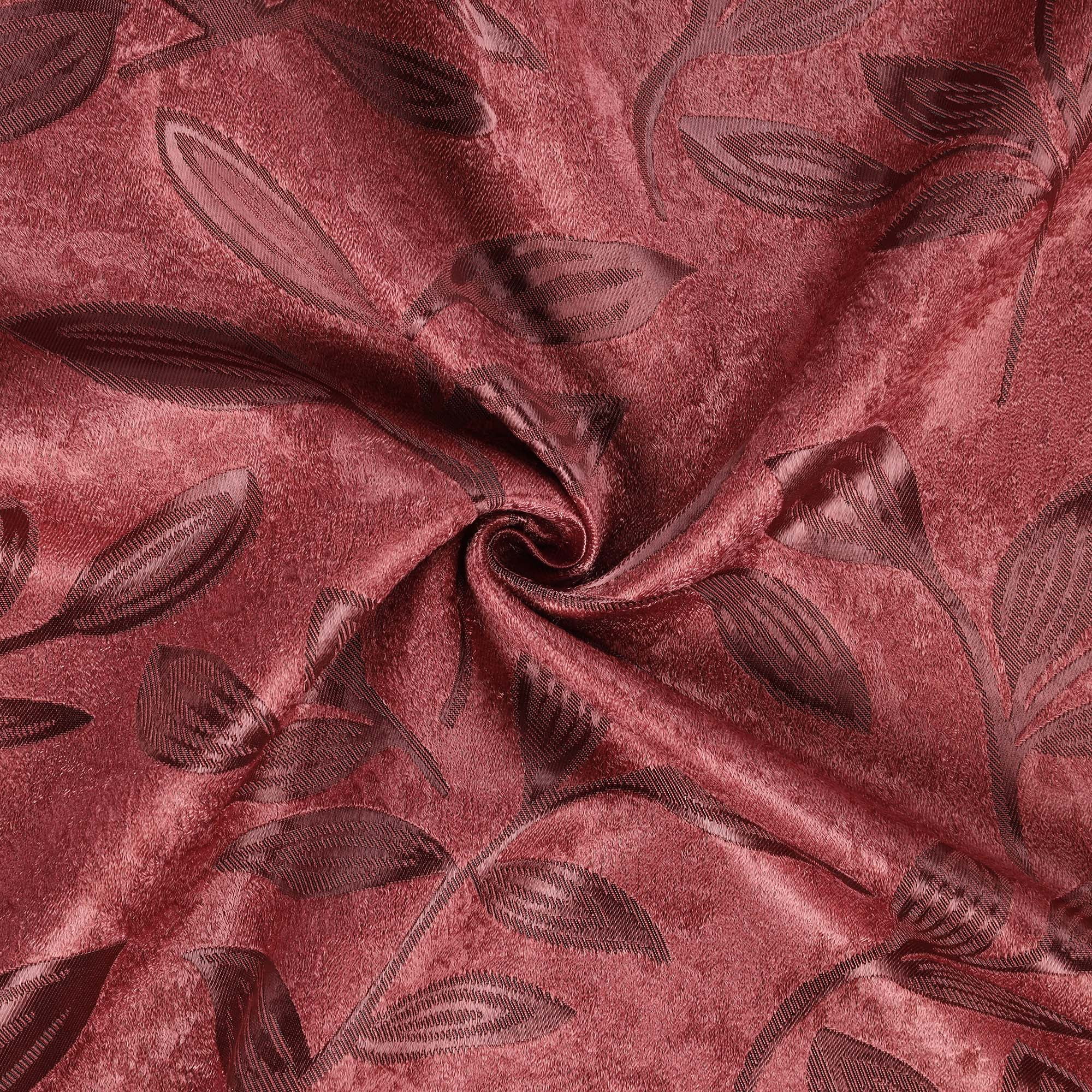Superior Blackout Leaves Curtains Set of 2, Light Filtering Grommet Curtain Panel Set, Antique Copper, 70"W x 96"L