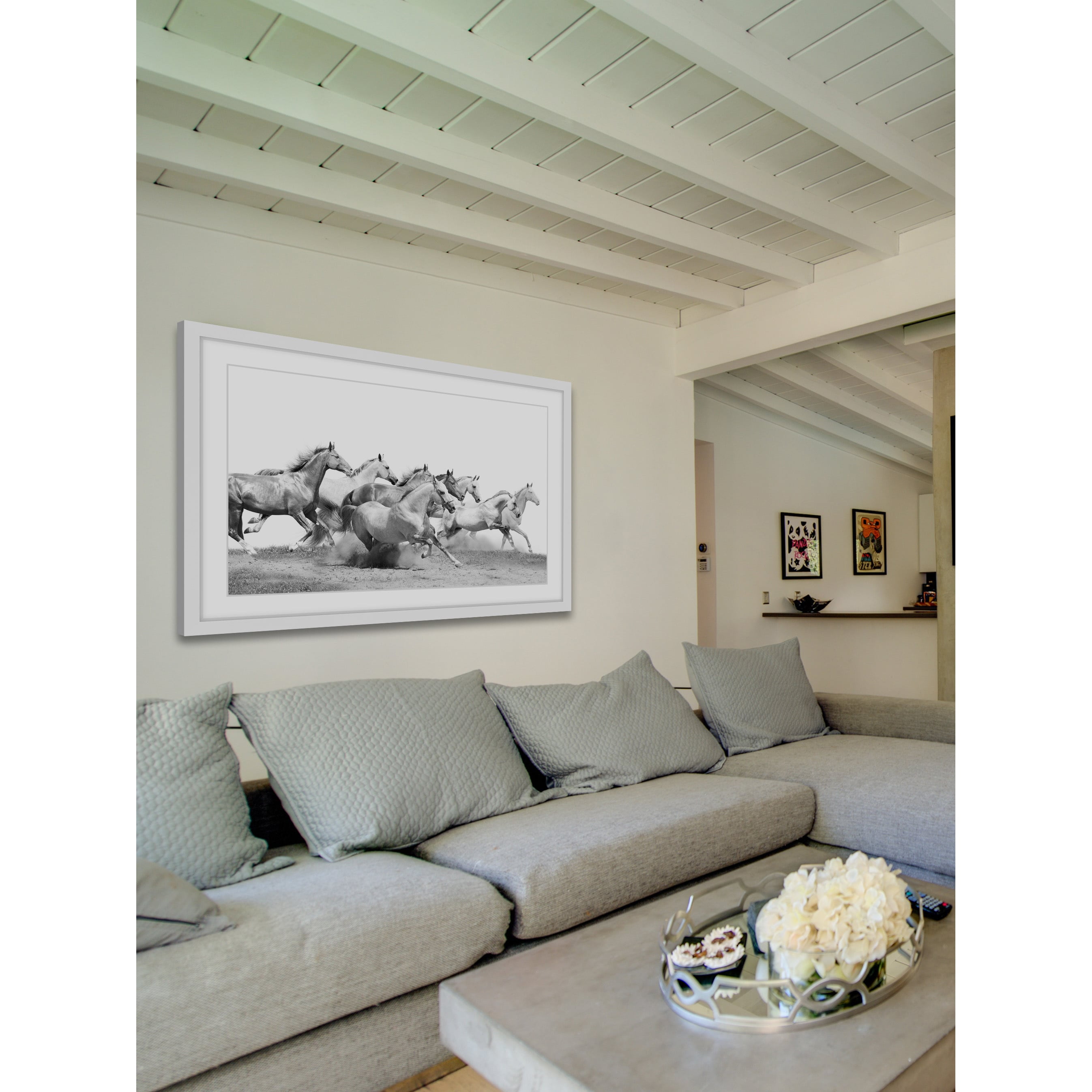 Marmont Hill 'Horseplay' Framed Photographic Print on Paper