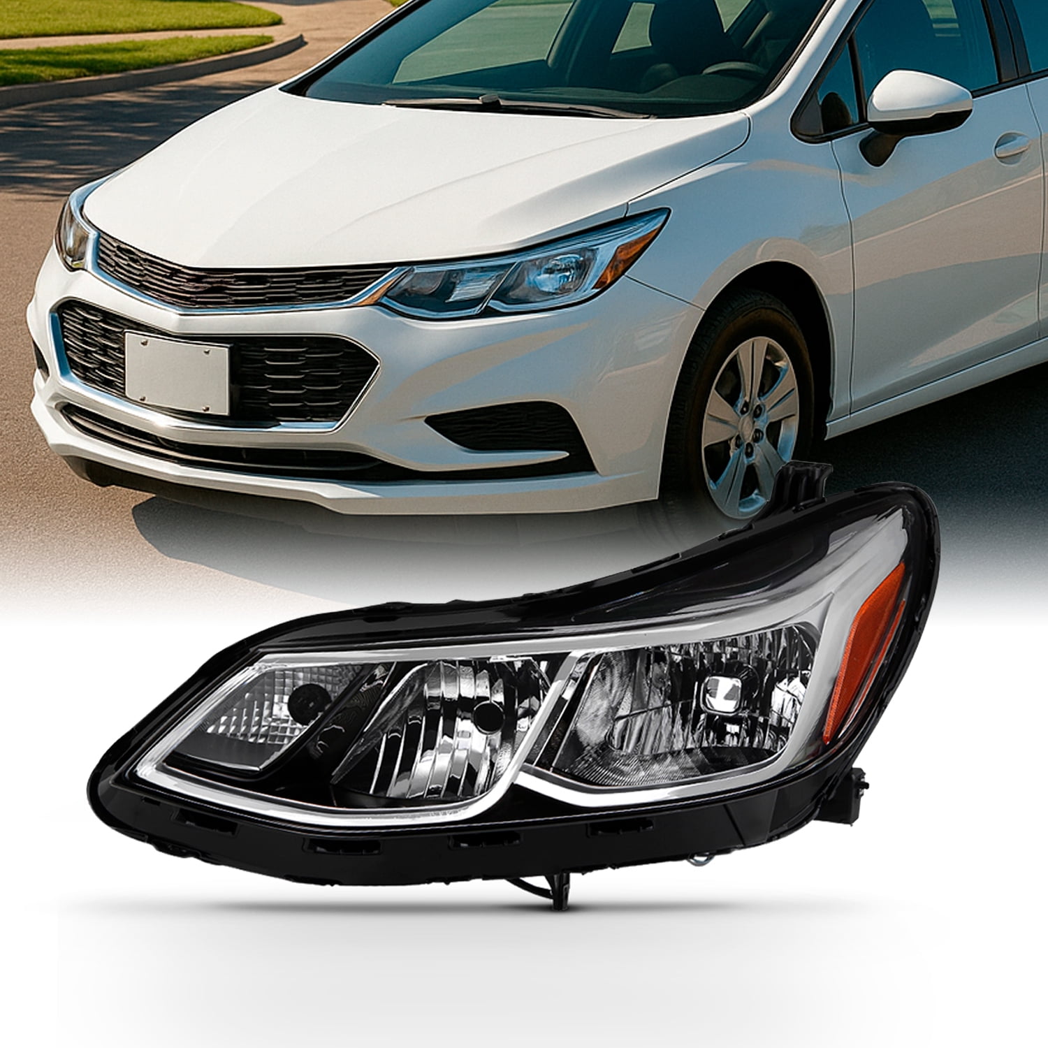 AKKON - Fit 2016 2017 2018 2019 Chevy Cruze Sedan L|LS
