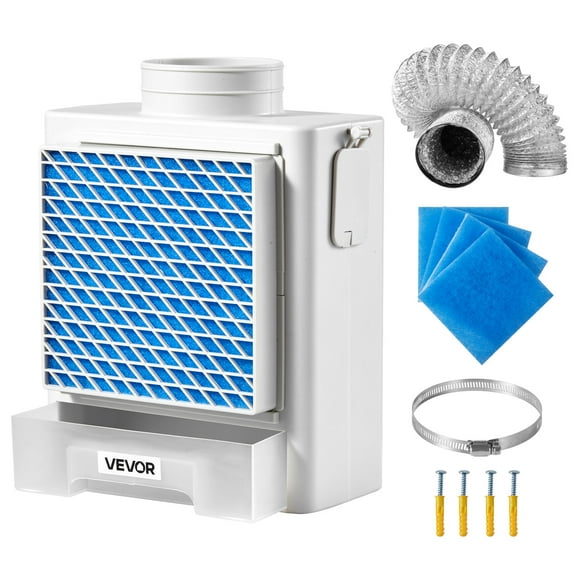 VEVOR 3 in 1 Indoor Dryer Vent Kit with Water Drawer Fits 4 Inch Exhaust Port