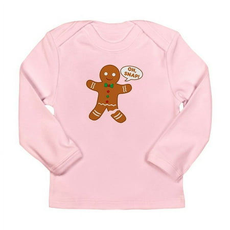 

CafePress - Oh Snap Gingerbread Man Long Sleeve Infant T Shirt - Long Sleeve Infant T-Shirt