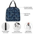thumbnail image 4 of Salouo Hawaiian Style for Unisex Lunch Bag Leakproof Lunch Tote Large Capacity Reusable Insulated Lunch Box Cooler Lunch Container for Work/Office/Picnic/Travel-Black, 4 of 8