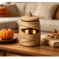 thumbnail image 4 of Hand-Sculpted Halloween Mini Lanterns, Tea Light Holder,Halloween Candle Holder, Rustic Fall Decor, Cute Spooky Table Decor for Tiered Tray Home Mantel Party,D, 4 of 4