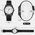thumbnail image 5 of Mens Watches Classic Quartz Watch for man with Calendar and Luminous hands- The Perfect Gift for Men, 5 of 9