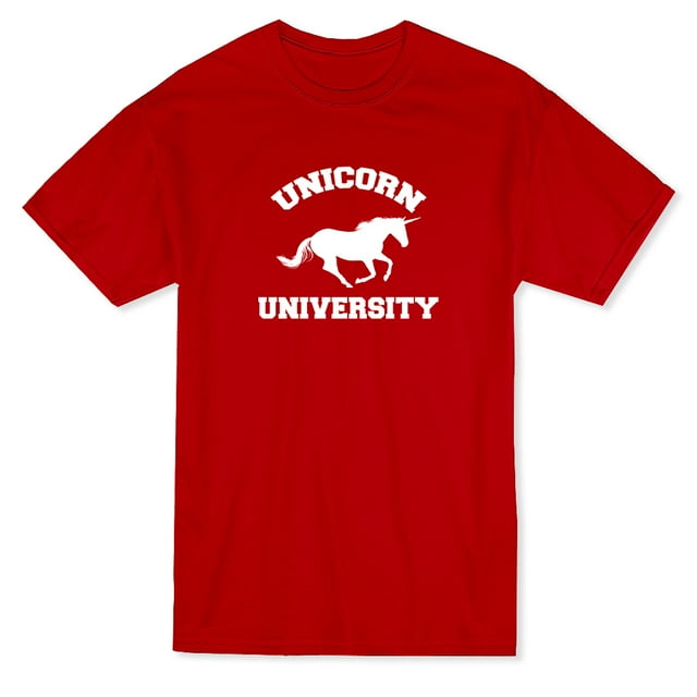 Unicorn T-shirt Graphique pour Hommes University Unicorn