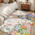 thumbnail image 4 of Spring Easter Area Rugs 3'x5', Washable Small Throw Rugs for Living Room Bedroom, Country Retro Rabbit Eggs Tree Branches Indoor Outdoor Rug Non-Slip Low Pile Carpet Runner Reversible Floor Mats, 4 of 8