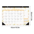 thumbnail image 3 of YATLTE Desk Calendar 2024-2025 from Jul, 18 Months Calendar with Schedules and Holidays, 17" X 12" Large Corner protectors with Thick Paper, Desk Calendar for Home & Office Planning, 3 of 7