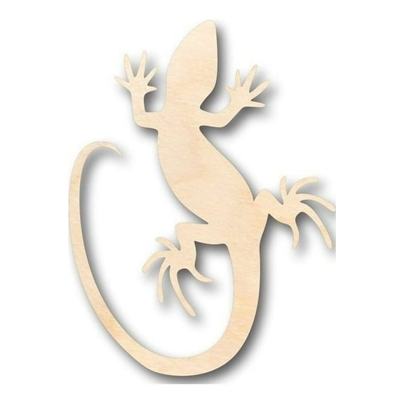 Unfinished Wood Lizard Shape - Animal - Craft - up to 46" DIY 7" / 1/4"