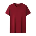 thumbnail image 3 of Camiseta sencilla de algodón de gran tamaño para hombre, camisetas de verano informales de manga corta de color sólido, camisetas nuevas de 2023 de alta calidad y2k para hombre, 3 of 5