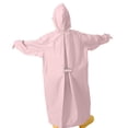 thumbnail image 4 of SJLDQY Children's Raincoat With School Bag And Hood Boys And Girls Students Children Solid Color Long Raincoat, 4 of 5
