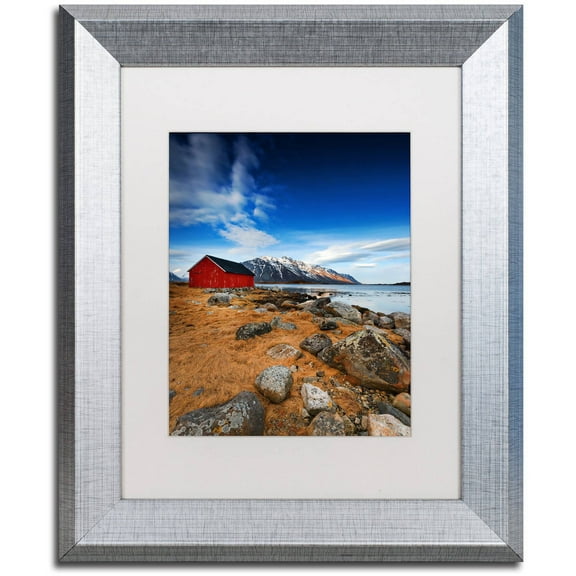 Trademark Fine Art "Endure" Canvas Art by Philippe Sainte-Laudy, White Matte, Silver Frame