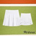 thumbnail image 4 of Oudiya Girl's Tennis Skirt with Pockets Shorts Athletic Performance Skort for Golf Workout White for 8-9Y, 4 of 8