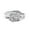 Silver, variant on Product Class Rings Set Women's Wedding Engagement Ring in Gold Rose Gold with Imitation Zircon Jewelry for Everyday 3PCS,5.44 cm,Silver
