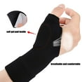 thumbnail image 3 of Guantes de compresión para la artritis del pulgar, muñequera transpirable, guante sin dedos con almohadillas de gel para lesiones en las manos, 1 par Namotu CZYD-HQ94, 3 of 6