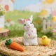 thumbnail image 5 of Decoraciones de Pascua para el Hogar Resina Conejito Abrazando Huevos Ornamento 13.2x9.8x5.5cm, Conejitos de Pascua Figurinas Blanco, Lindo, Festivo para Escritorio, Estante Y Regalo, 5 of 6