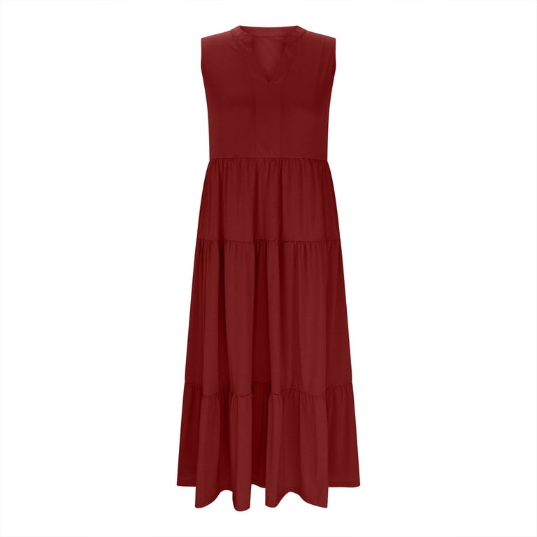 blue dress for baby girl Zapaka Women Burgundy Long Bridesmaid Dress with Slit Mermaid Lace-Up Back Wedding Party Dress, Burgundy / US22W main image 0