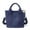 Blue, variant on Large Capacity Multi-Pocket Zip Handbag Women's Canvas Tote Purses Crossbody Bag Vintage Tote Bags for School Travel Work Navy Blue