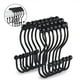thumbnail image 1 of Ganchos para cortina de ducha, 12 anillos para cortina de ducha, rodillo de acero inoxidable, resistente al óxido, ganchos de ducha dobles anticaídas deslizantes para cortinas de baño, cortinas de duc Namotu DLM552, 1 of 7