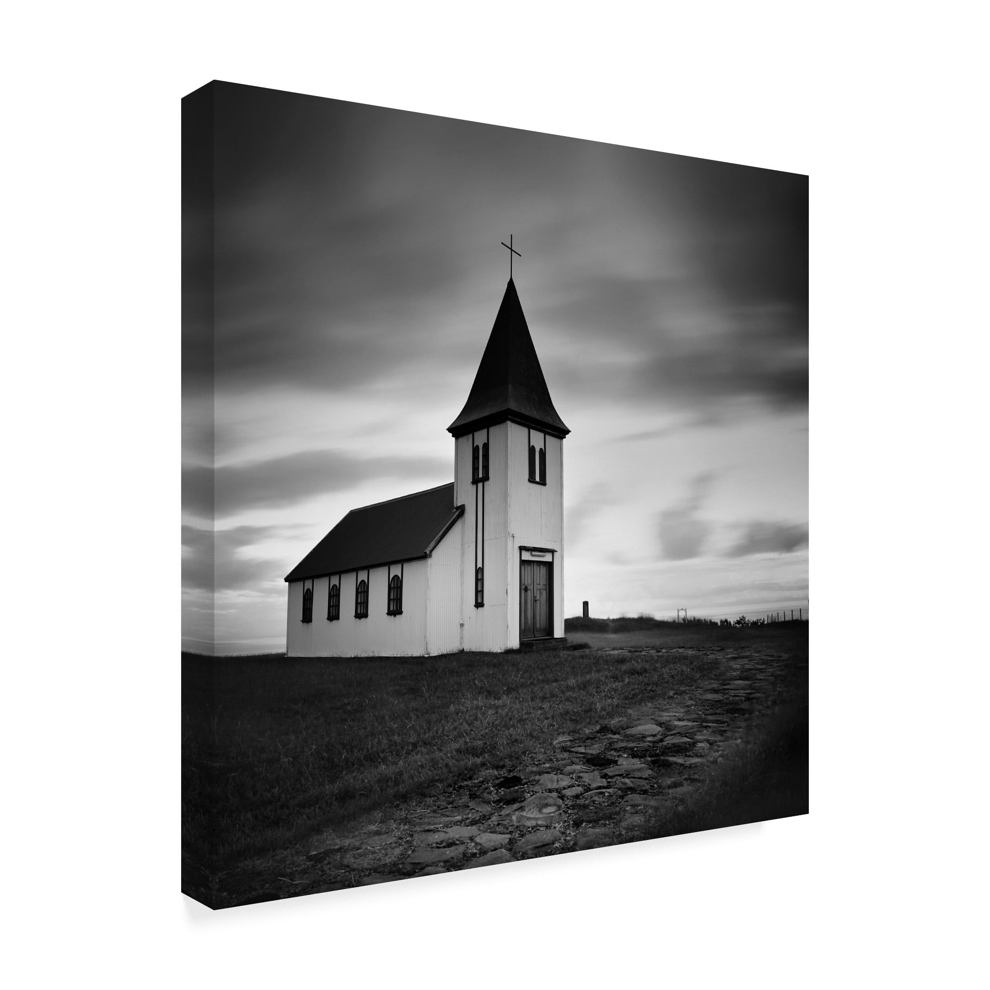 Trademark Fine Art 'Iceland Hellnar Church' Canvas Art by Nina Papiorek