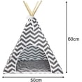 thumbnail image 4 of Pet Teepee Dog House Cat Tent Bed Winter Tent Kennel Warm Breathable Hut Cushion Nest Shelter Sleeping Bed For Kitten Puppy Indoor Supplies, 4 of 5
