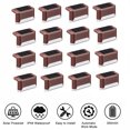 thumbnail image 1 of 16 Pack Solar Deck Lights, Solar Deck LED Lights for Outdoor, Waterproof Solar LED Lights for Deck, Step, Railing, Wall, Patio, G, 1 of 9