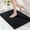Black, variant on Exclusivo Mezcla Bathroom Rugs Mat 17x24, Extra Soft Absorbent Chenille Bath Rugs Mat, Quick Dry, Machine Washable Bath Mats for Bathroom Floor, Shower, Home Decor, Grey