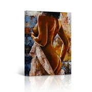 Buy4Wall Canvas Print Nude Art Sexy Woman Back Nude Painting Naked Women Booty Sexy Bedroom Decor Wall Art Home Decor Stretched and Framed - Ready to Hang - 40x30 inches