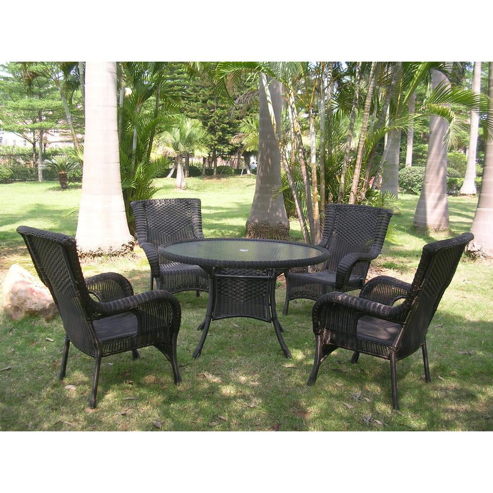 San Tropez 5-Piece Outdoor Dining Group - Walmart.com ...