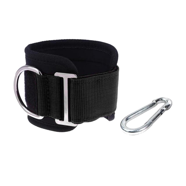 Strap Cable Attachment Weight Lifting Exercise - Black