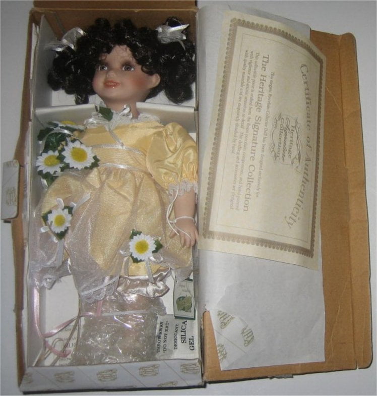 Daisy Heritage Signature Collection Porcelain Doll w/ COA