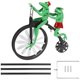 thumbnail image 2 of Outdoor Windmill Decor Metal Lawn Pinwheel Green Garden Ornament 76x19cm 1Pcs, 2 of 5