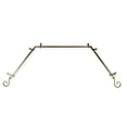 thumbnail image 3 of Julius 13/16" Bay Window curtain rod 20"-36", 38"-72" - Antique Brass,(ABay-20-4), 3 of 3