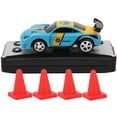 thumbnail image 2 of Mini coche RC con caja de lata, inducción de potencia, control remoto de cuatro vías, aplicación de modo dual, modelo de juguete para niños (azul), 2 of 14