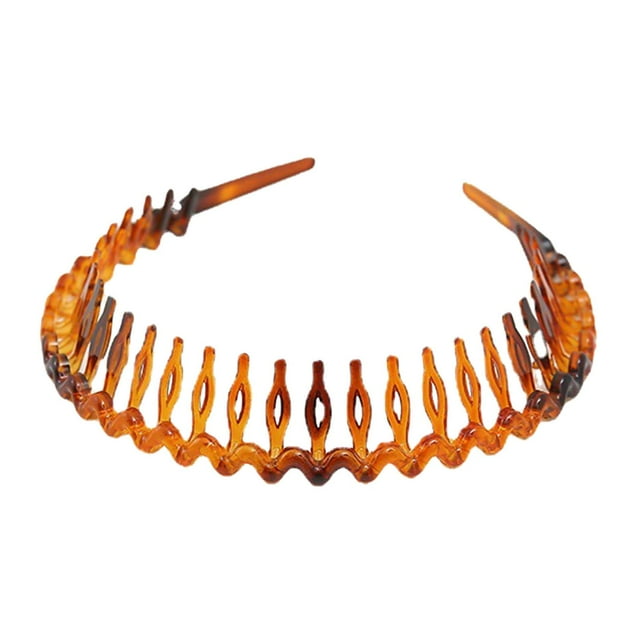 lionlar Headband Wave Shape Head Accessory Styling for Girls Sports Face Washing A