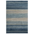 thumbnail image 2 of Abani Mesa Collection Southwestern Blue Striped 5' x 8' Area Rug, 2 of 5