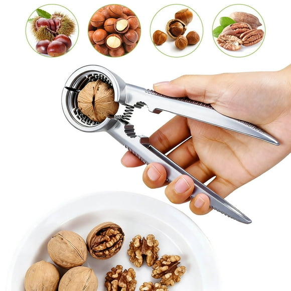 Prime Kitchen Utility Clips for Food Storage and Snack Prep | Heavy Duty Aluminium Alloy Nut Clipper for Walnuts and Nutshell Opening Durable -Purpose Clip Tool