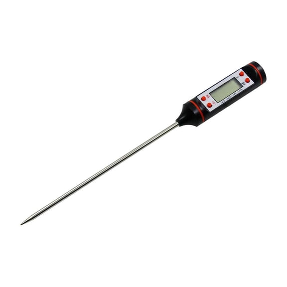 High Precision Soil Thermometer for Gardening – Waterproof, Dual Temperature Sensor with LCD Backlit Screen, Plug-in Probe for Greenhouse, Lawn & Outdoor Use