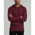 thumbnail image 3 of Real Essentials 3 Pack: Men's Cotton Lightweight Casual Pullover Drawstring Hoodie With Pocket (Available In Big & Tall), 3 of 6