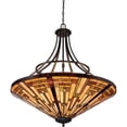 thumbnail image 4 of 8 Light Bowl Pendant Geometric Chandelier Mission Style Tiffany Pendant Light Bailey Street Home 71-Bel-1904689, 4 of 7