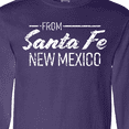 thumbnail image 4 of Inktastic From Santa Fe New Mexico in White Distressed Text Long Sleeve T-Shirt, 4 of 5