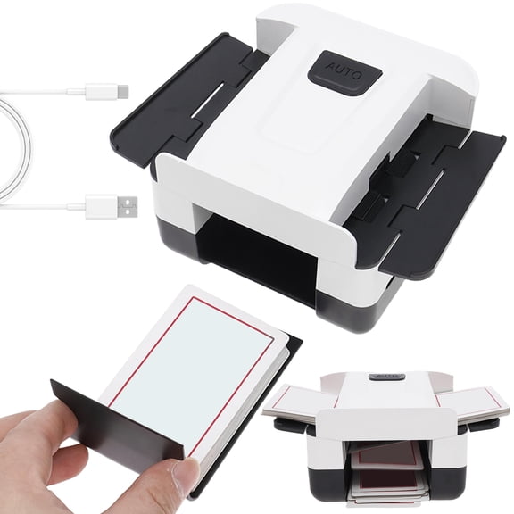 Automatic Card Shuffler Electric Card Shuffler Rechargeable Electric Shuffling Machine with Battery 2000 mAh for Poker